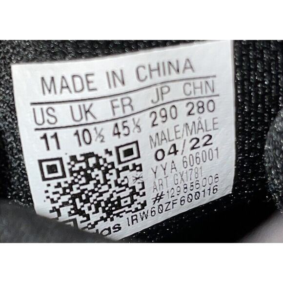 NEW SZ 11: Adidas Men's Nasty Fly 2E Team Football Cleats White/Black GX1781 - Picture 6 of 7